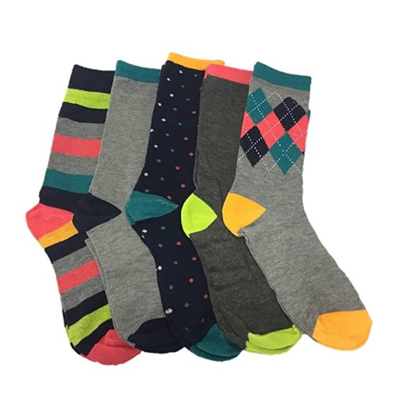 Savannah - (5 Pack) Mens Luxury Socks Set (Size 10-13) - Picture 2 of 5